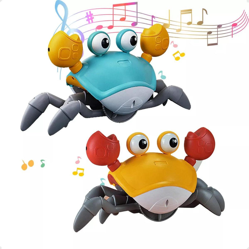 Brinquedo Caranguejo Musical Sensor De Indução Infantil - HoneyPro - Loja de Importados