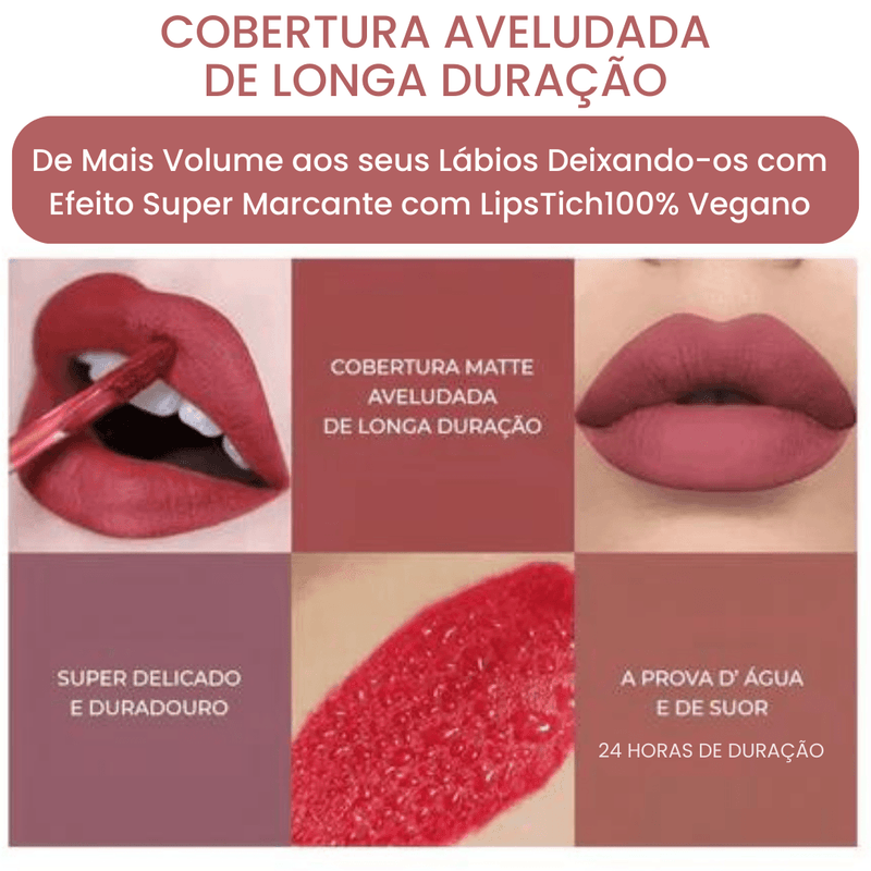 LipsTick™ Bálsamo Labial Revitalizante - Compre 1 e Leve 3 - Loja de Importados