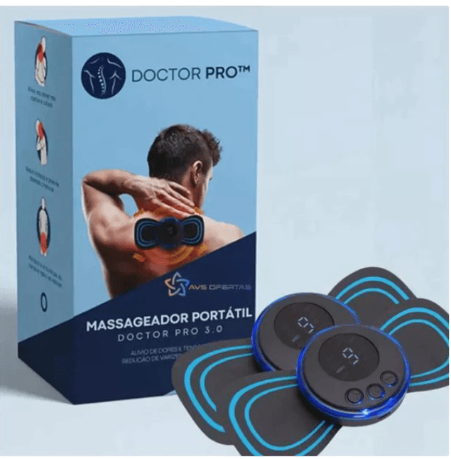 Massageador EMS Portátil - Loja de Importados